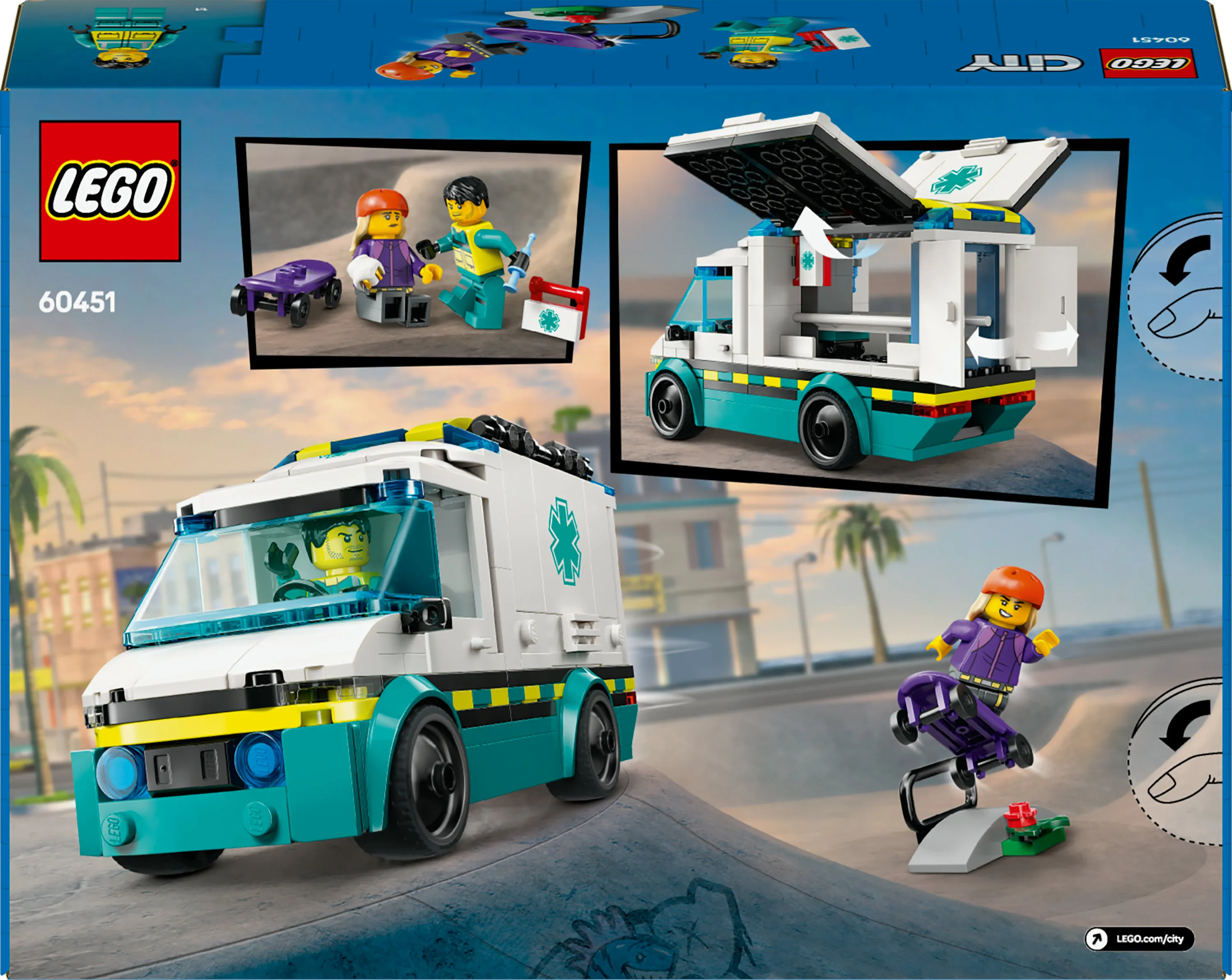 LEGO City Ambulans utryckning 60451 LEGO City Ambulans utryckning 60451