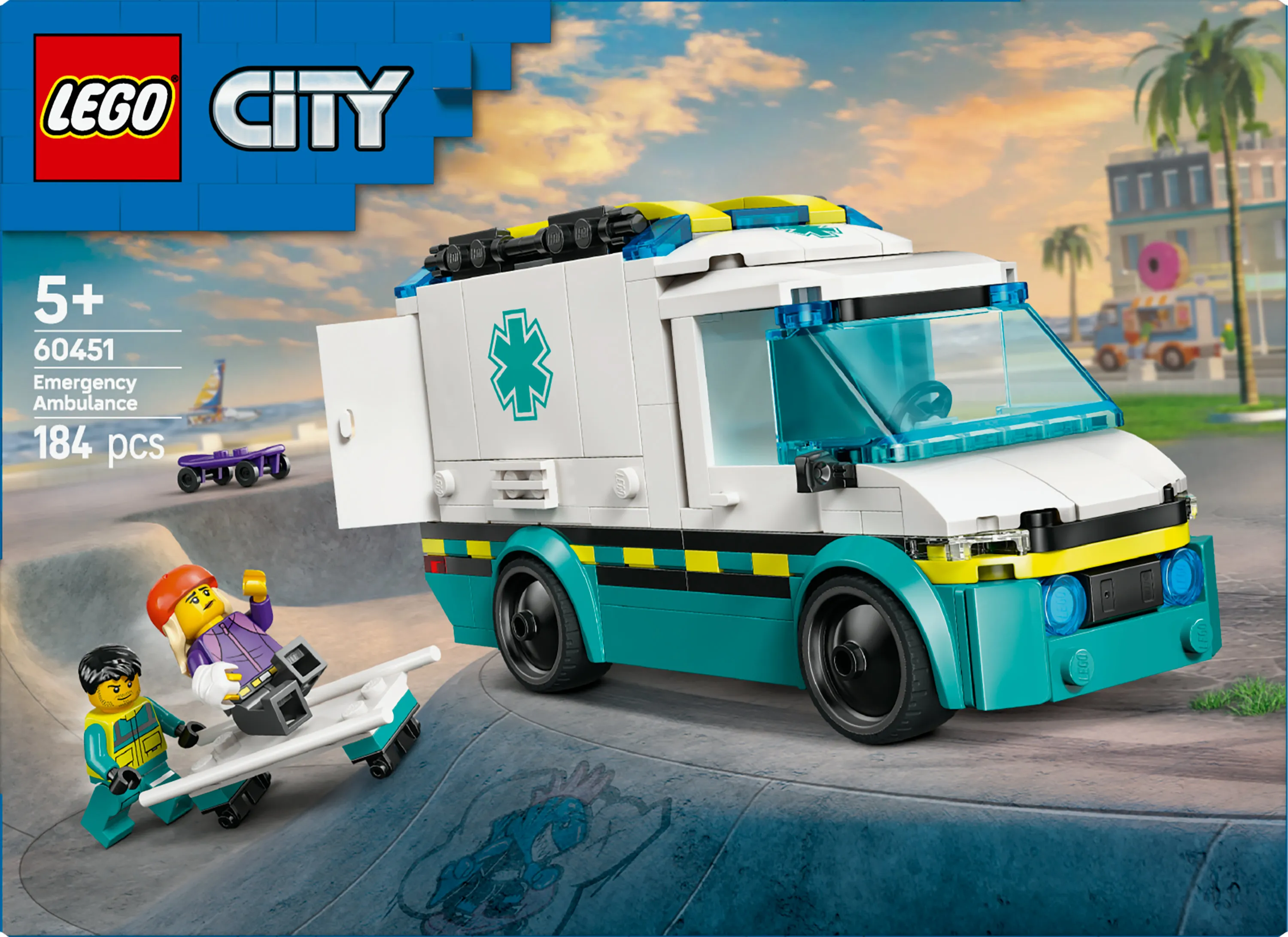 LEGO City Ambulanssi hälytysajoihin 60451 LEGO City Ambulanssi hälytysajoihin 60451