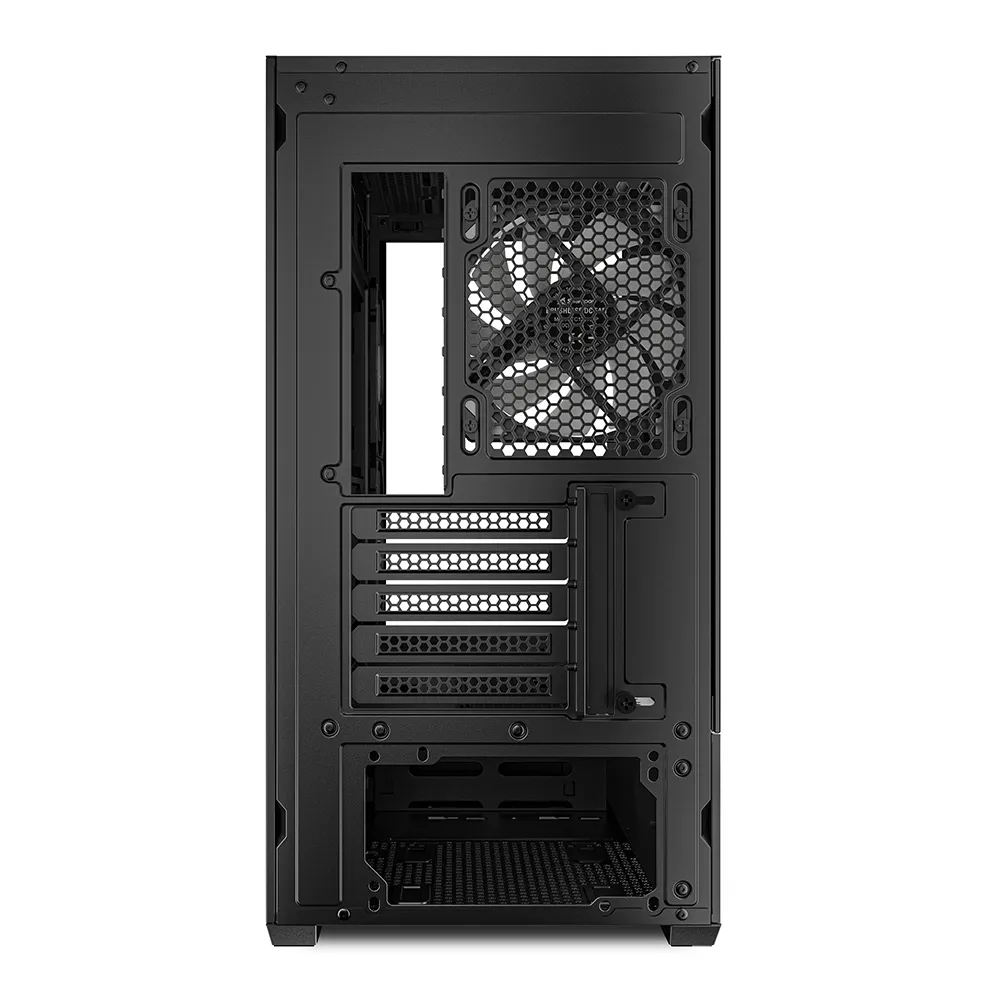 Sharkoon MK6 RGB Micro-ATX Case with window and RGB lighting, Black