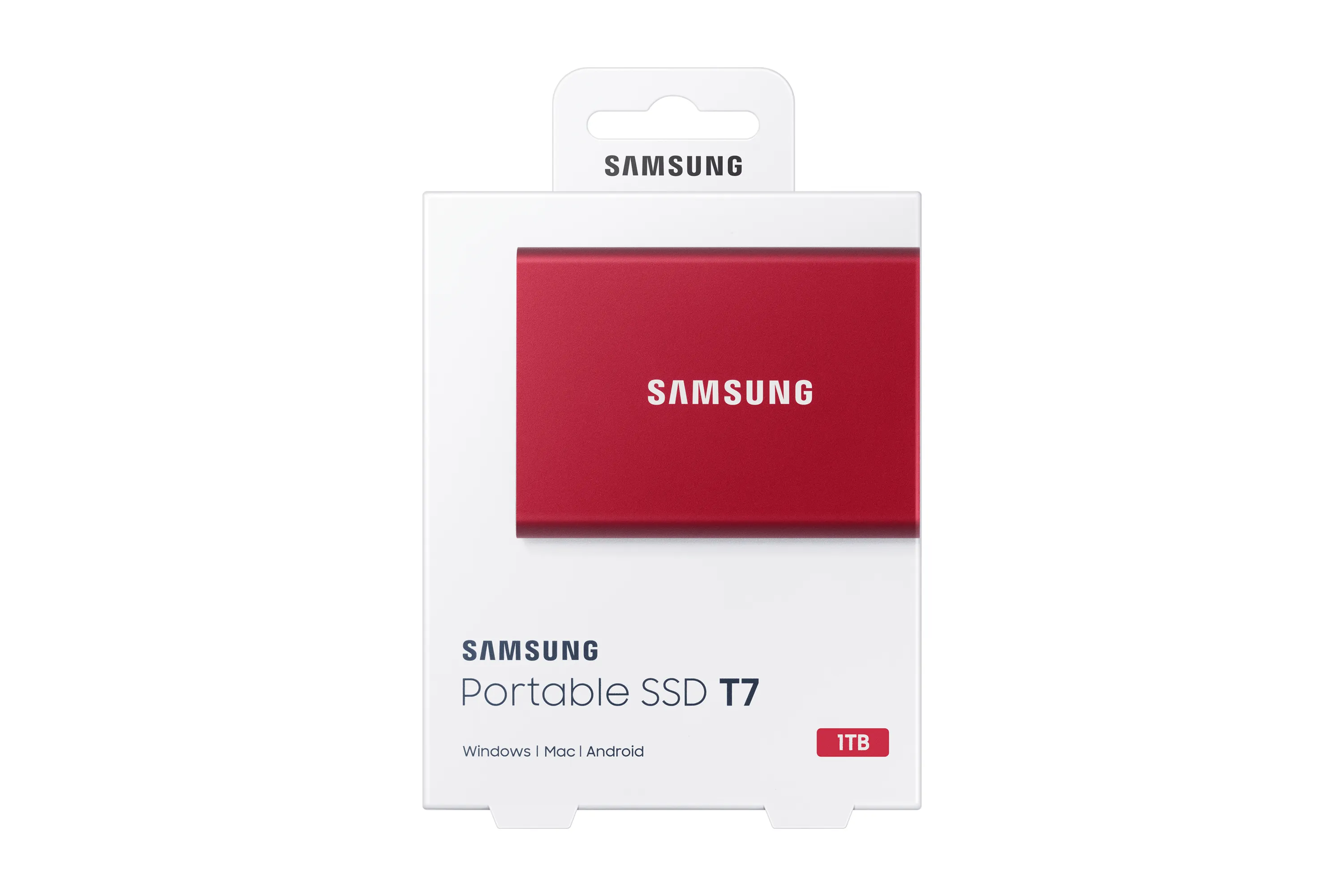 (Fyndh&ouml;rnan) Samsung T7 1 TB USB-C - extern SSD, R&ouml;d