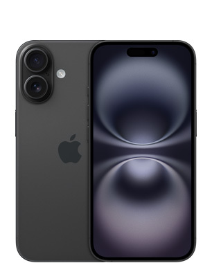 Refurbished iPhone 16 128GB, Black (Very good condition)