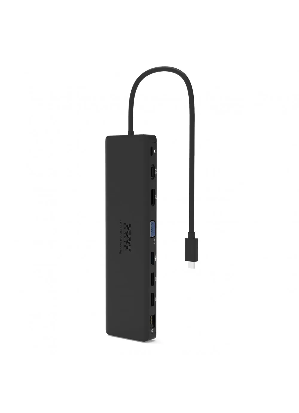 Port Designs USB-C Triple Screen Travel Docking Station, 100W PD