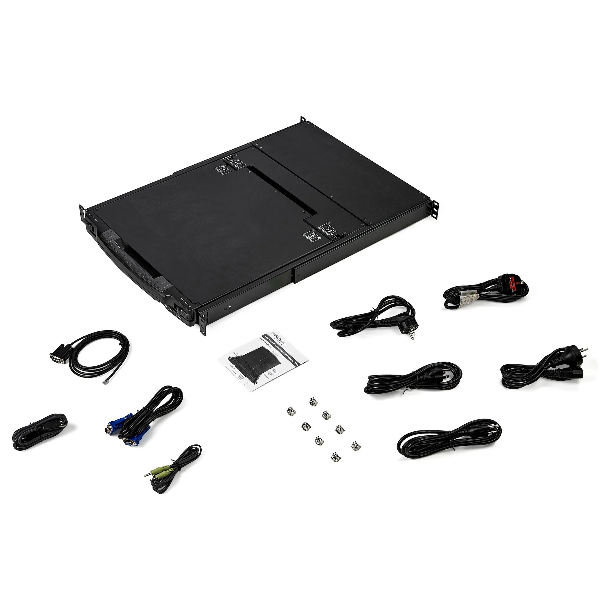 Startech KVM Console 17" Dual Rail KVM - switch