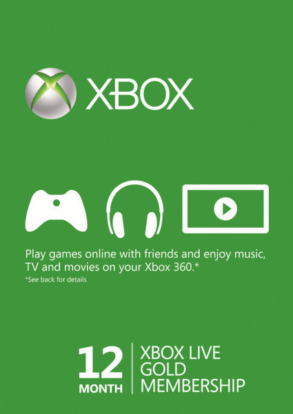 MS Xbox LIVE 12 Month Gold Eurozone ESD