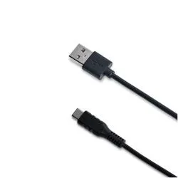 Celly USB-A &ndash; USB-C  - kabel, 1m, Svart