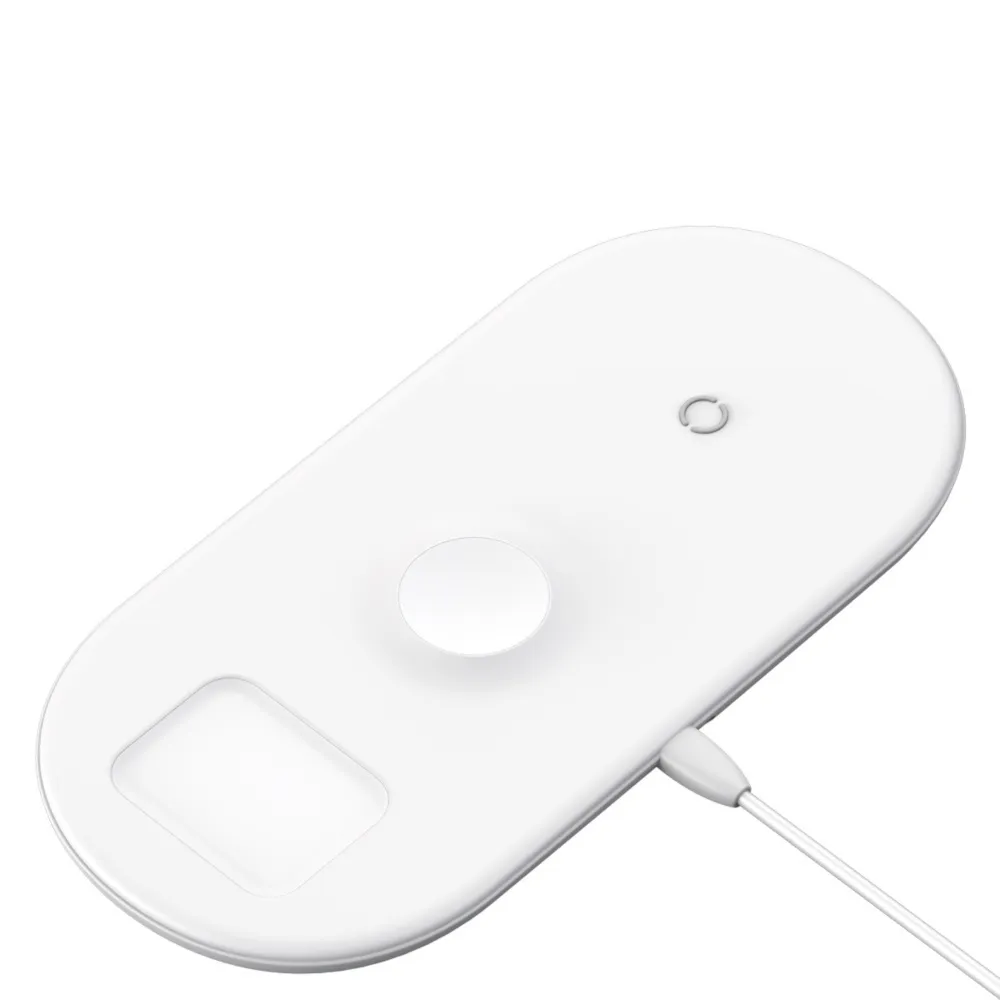 Baseus Smart 3 i 1 Tr&aring;dl&ouml;s Laddare f&ouml;r Apple Watch, telefon och AirPods