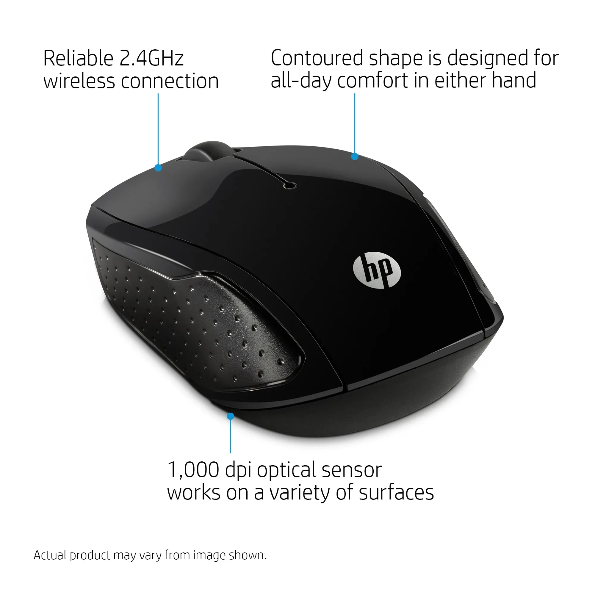 200 Black Wireless Mouse