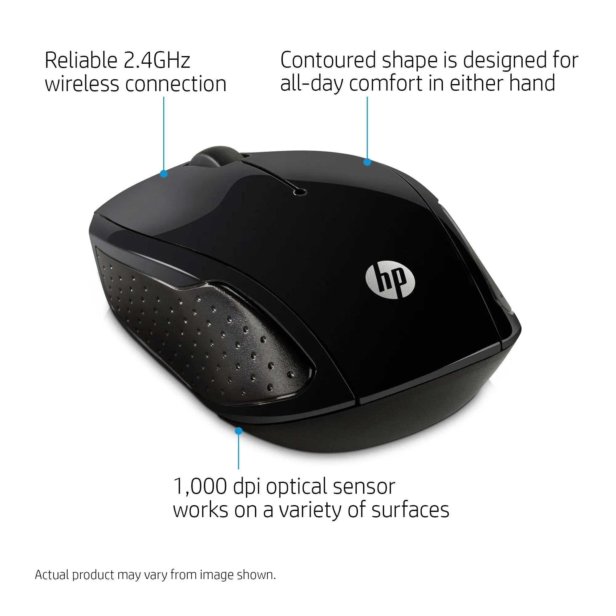 200 Black Wireless Mouse