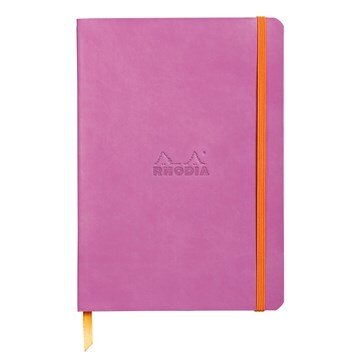 Rhodiarama soft A5 lilac dot ivory