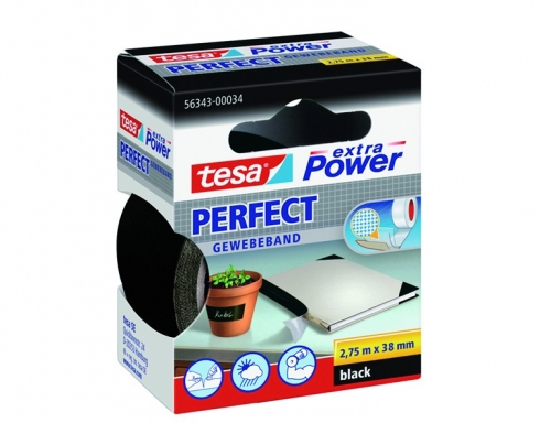 Tape tesaband 38mm black 56343