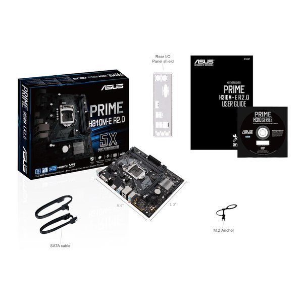 Asus PRIME H310M-E R2.0 mATX - moderkort