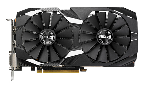 Asus GeForce GTX 1050 TI DC2O 4G - grafikkort