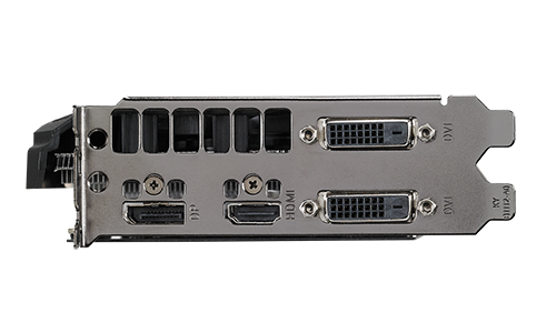 Asus GeForce GTX 1050 TI DC2O 4G - grafikkort