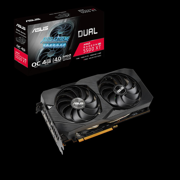 Asus AMD RX 5500 XT Dual OC EVO 4GB - Graphics card