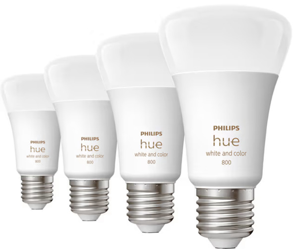 Hue White Color Ambiance E27 4-pack