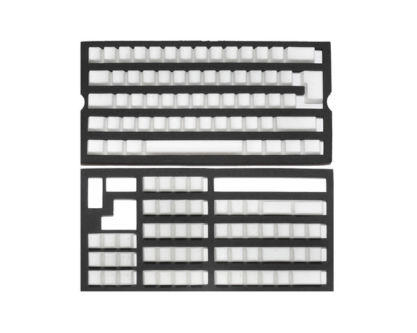 Ducky Aura White Nordic Layout Keycaps  (109+6 keys)