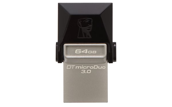 Kingston 64GB DataTraveler microDuo USB 3.0 - memory stick, Black