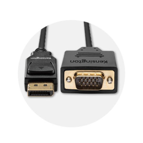 Kensington DisplayPort 1.2 to VGA Cable 1.8m