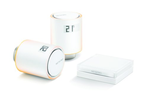 NETATMO Smart Thermostat V2 + 3-Pack Valves Bundle