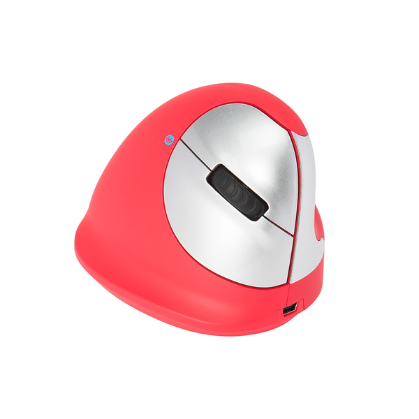 R-Go HE Sport Medium Bluetooth - wireless vertical mouse, red