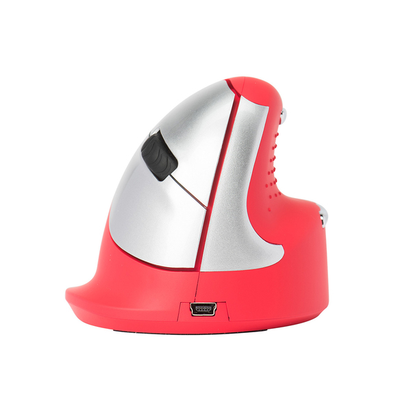 R-Go HE Sport Medium Bluetooth - wireless vertical mouse, red