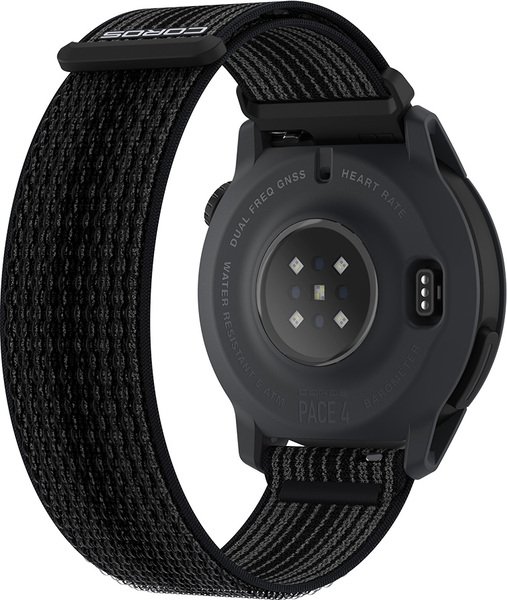 Coros PACE 4 Sports Watch with Nylon Band, Black