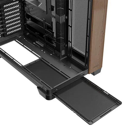 Antec C8 Curve Wood - midi chassi, Svart/Brun