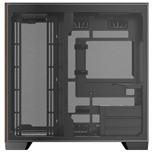 Antec C8 Curve Wood - midi chassi, Svart/Brun