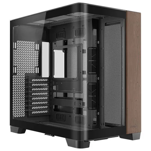 Antec C8 Curve Wood - midi chassi, Svart/Brun