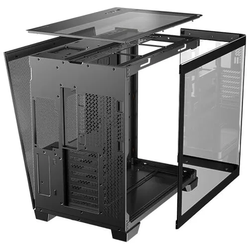 Antec C8 Curve Wood - midi chassi, Svart/Brun