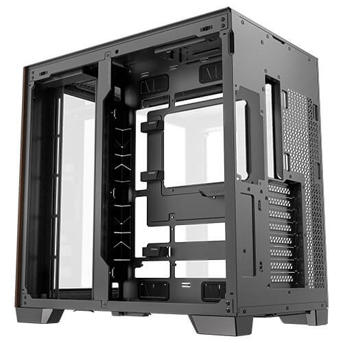 Antec C8 Curve Wood - midi chassi, Svart/Brun