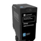 Lexmark 74C2SCE toner cartridge, Cyan