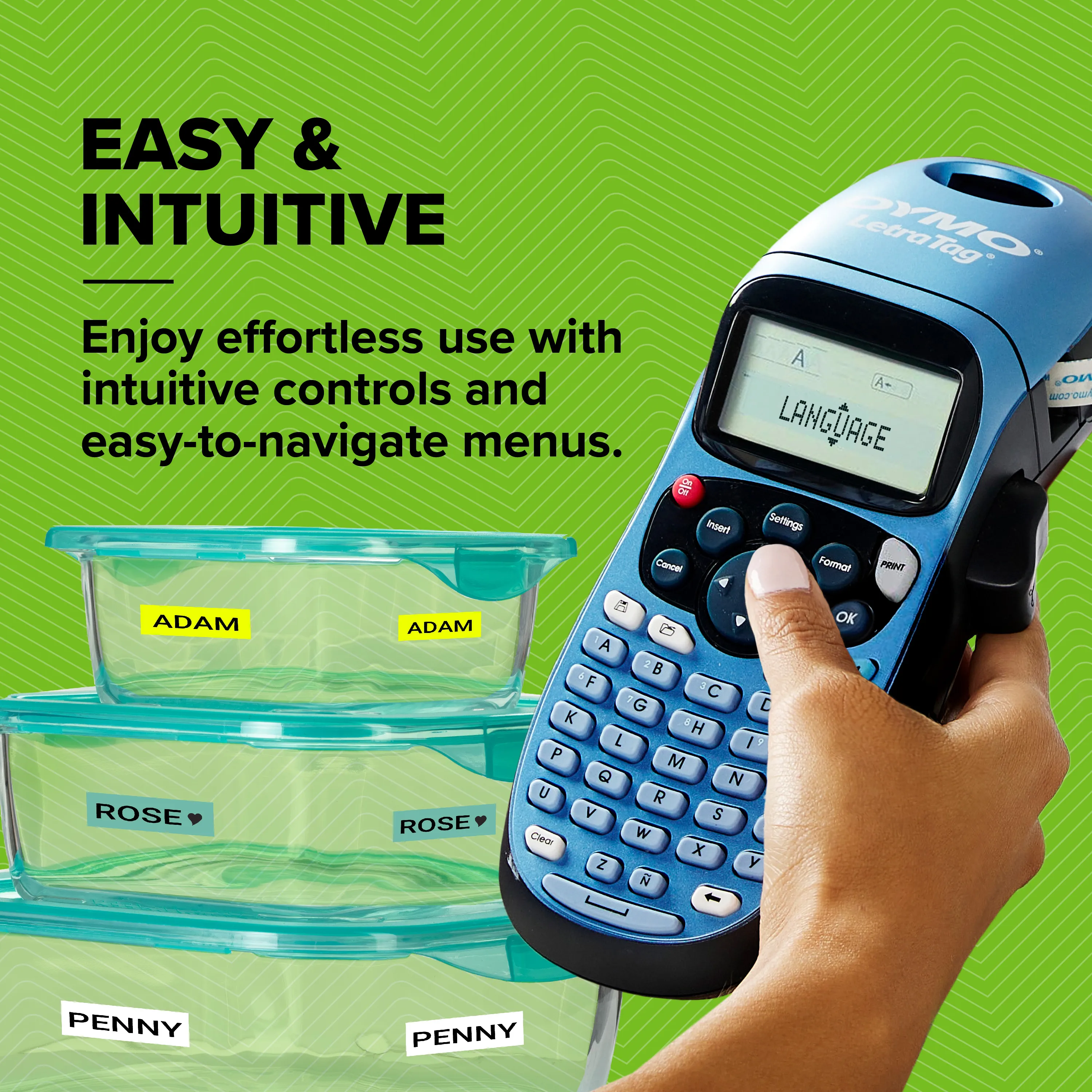 Dymo LetraTag 100H -tarrakirjoitin