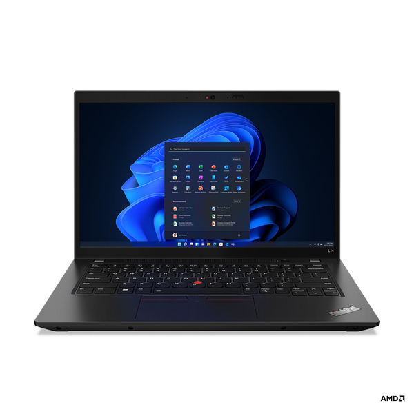 Lenovo ThinkPad L14 G3 14&quot; R5-5675U, 16 Gt, 256 Gt SSD, Win 11 Pro -kannettava, Musta