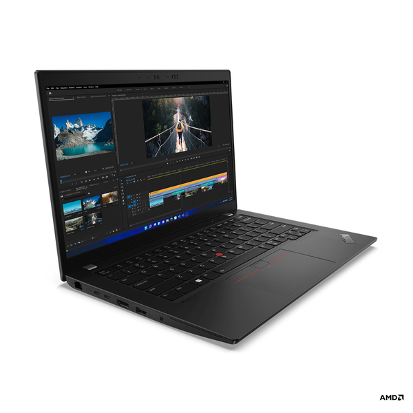 Lenovo ThinkPad L14 G3 14&quot; R5-5675U, 16 Gt, 256 Gt SSD, Win 11 Pro -kannettava, Musta