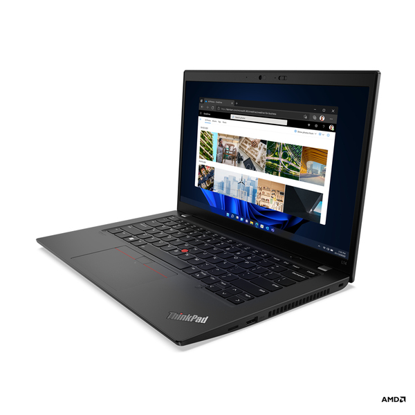 Lenovo ThinkPad L14 G3 14&quot; R5-5675U, 16 Gt, 256 Gt SSD, Win 11 Pro -kannettava, Musta