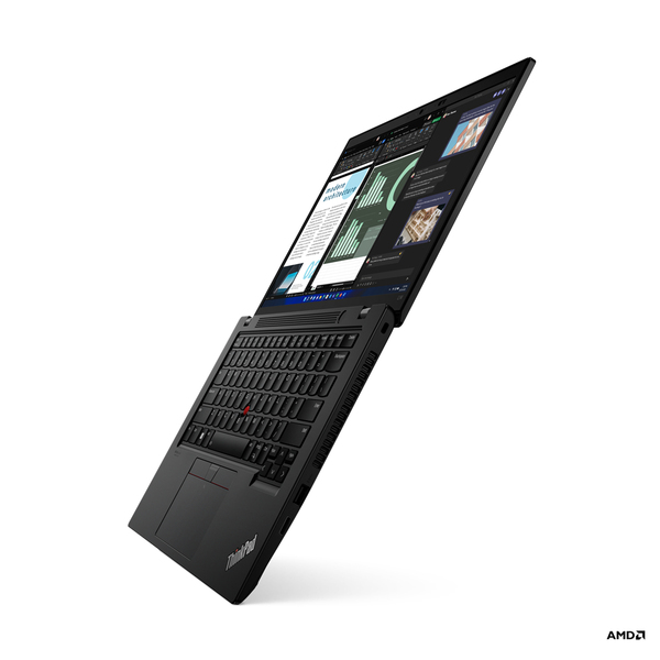 Lenovo ThinkPad L14 G3 14&quot; R5-5675U, 16 Gt, 256 Gt SSD, Win 11 Pro -kannettava, Musta