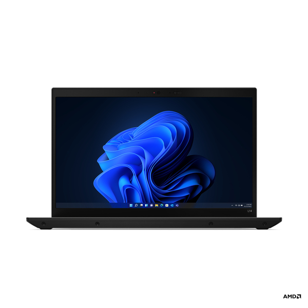 Lenovo ThinkPad L14 G3 14&quot; R5-5675U, 16 Gt, 256 Gt SSD, Win 11 Pro -kannettava, Musta