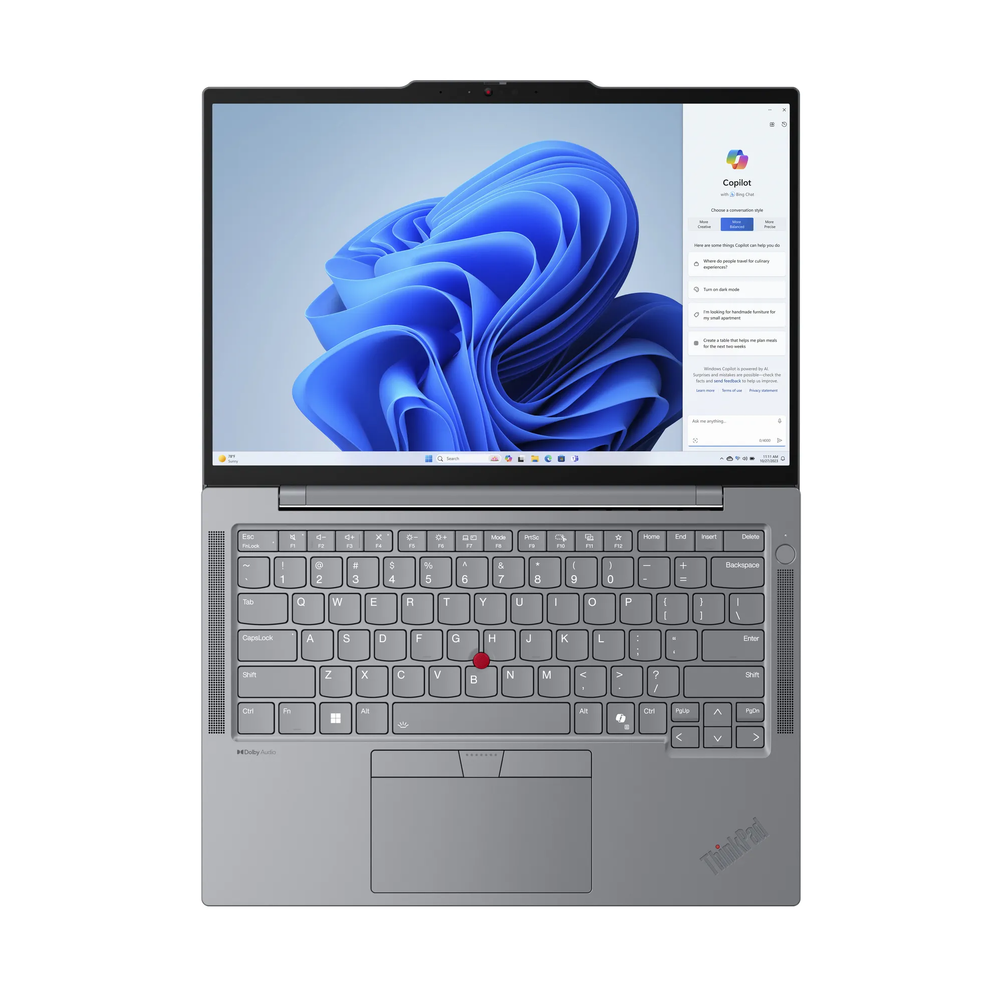 Lenovo ThinkPad T14s Gen 5 14" Core Ultra 7 155U, 32 Gt, 1 Tt, Win 11 Pro -kannettava, harmaa