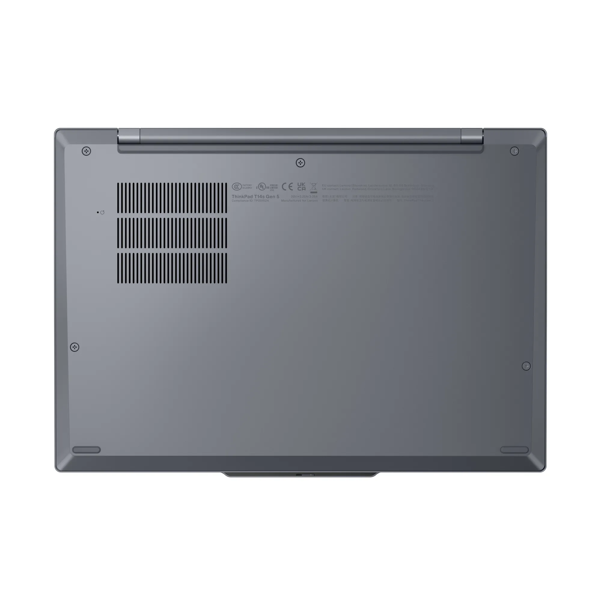 Lenovo ThinkPad T14s Gen 5 14" Core Ultra 7 155U, 32 Gt, 1 Tt, Win 11 Pro -kannettava, harmaa