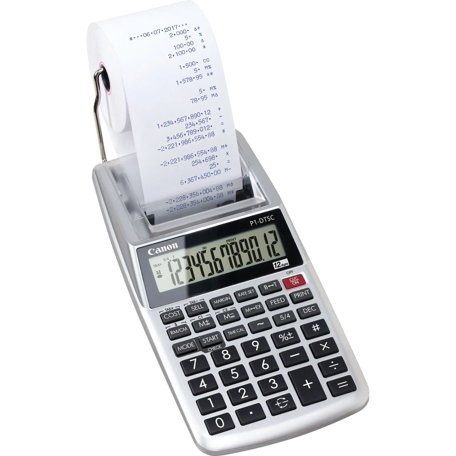 Canon P1-DTSC printing calc. w/o adapter