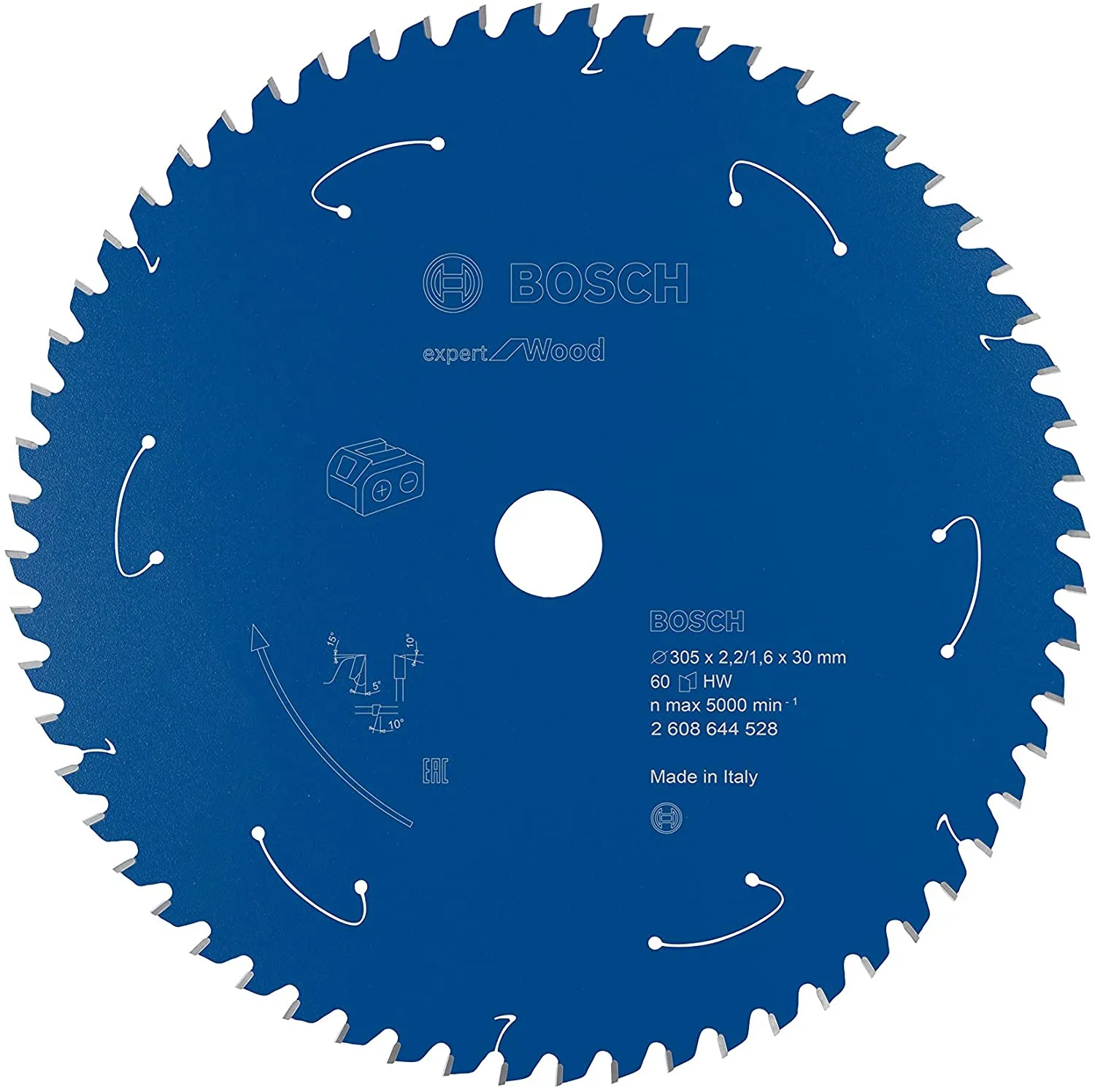 Bosch circular saw blade EfW 305x30x2.2 / 1.6x60T - 2608644528