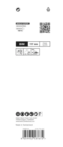 Bosch Expert Hardwood 2-side clean T308 BF Stiksavsklinge Stiksav