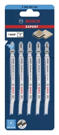 Bosch Expert Hardwood 2-side clean T308 BF Stiksavsklinge Stiksav