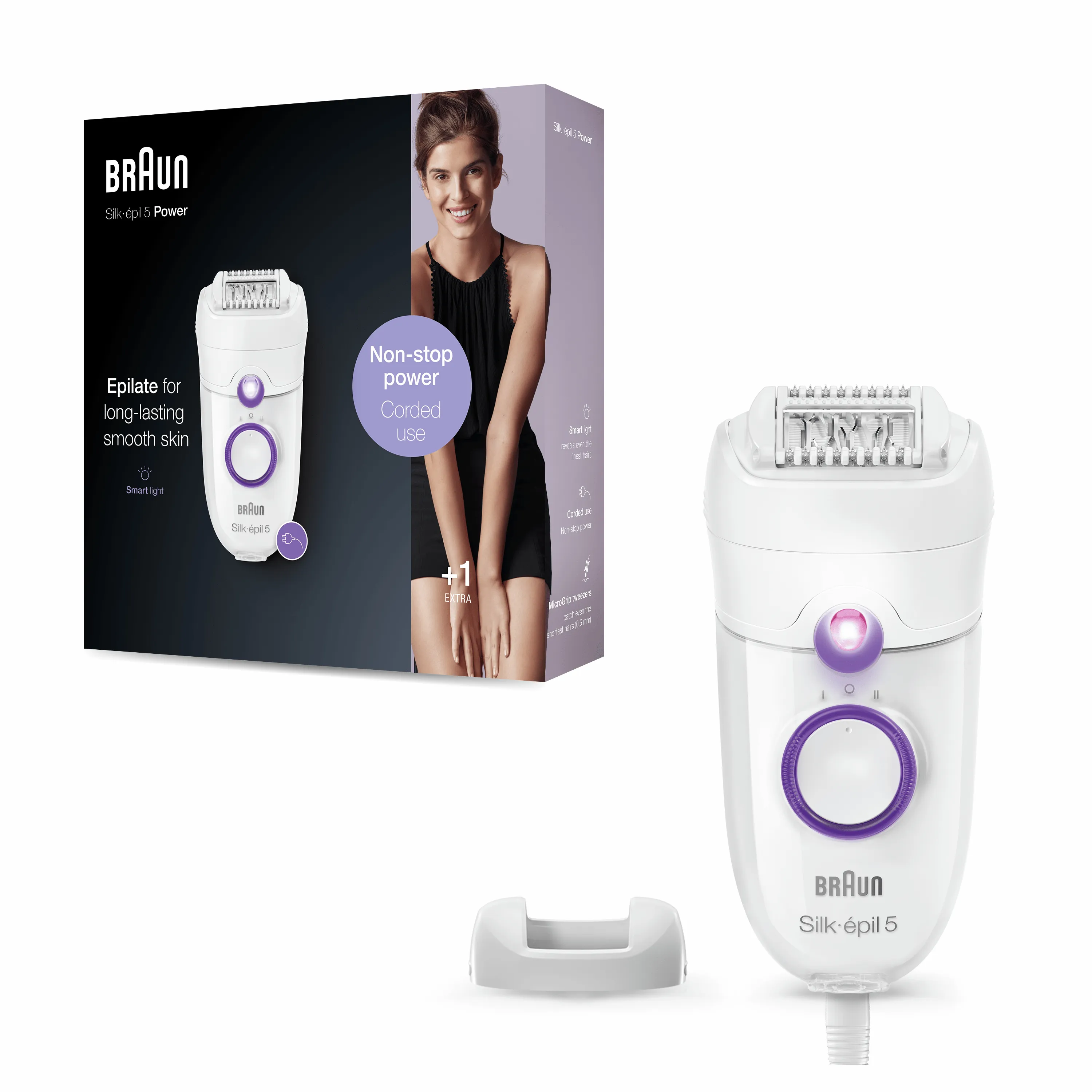 Braun Silk-&eacute;pil 5 505 Power - epilator, vit