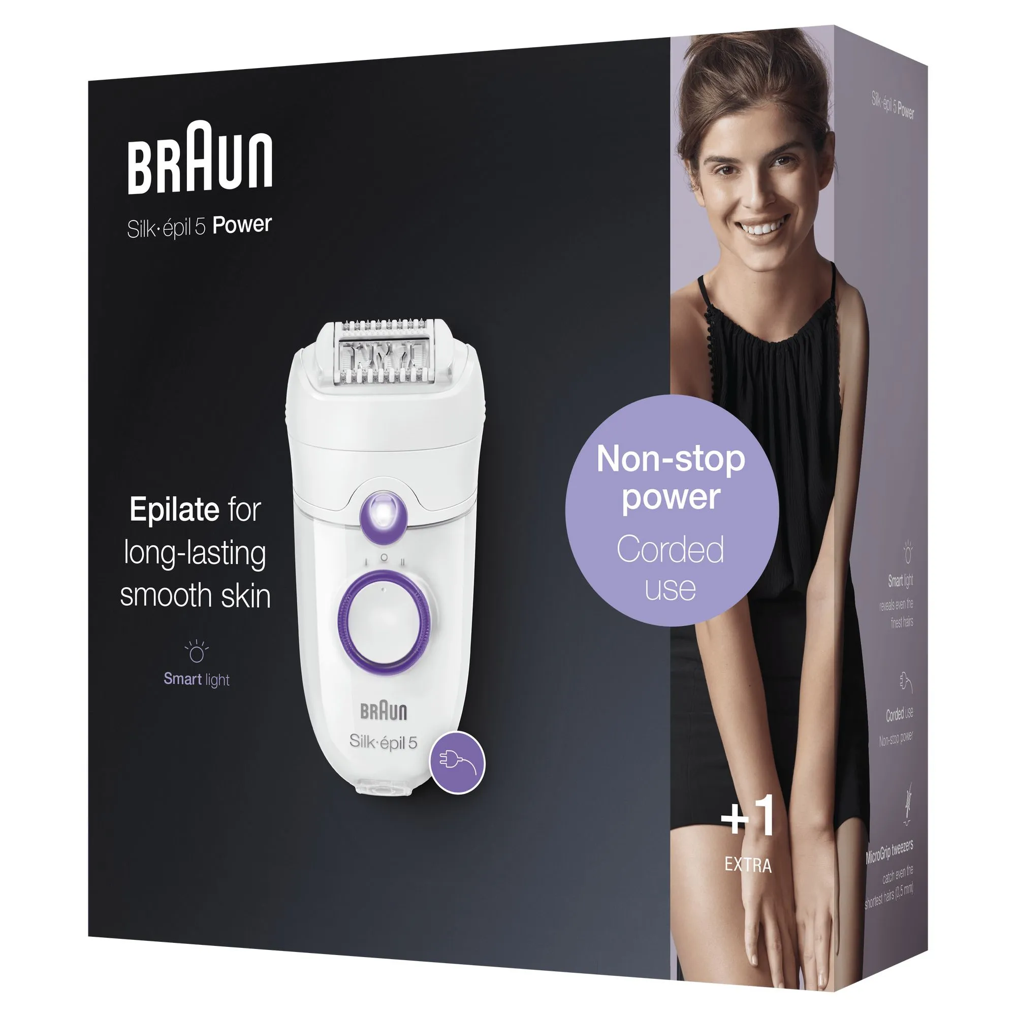 Braun Silk-&eacute;pil 5 505 Power - epilator, vit