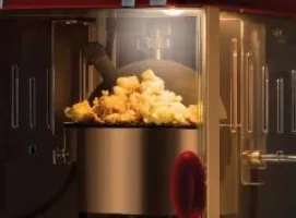 Unold Retro -popcorn-kone, punainen