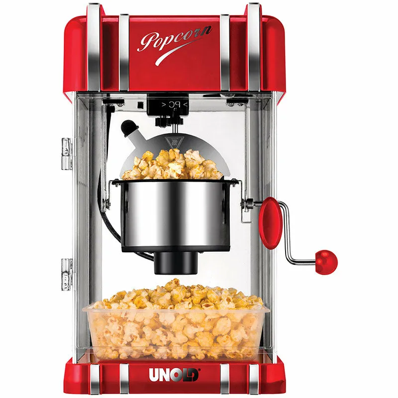 Unold Retro -popcorn-kone, punainen