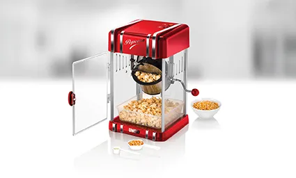 Unold Retro -popcorn-kone, punainen