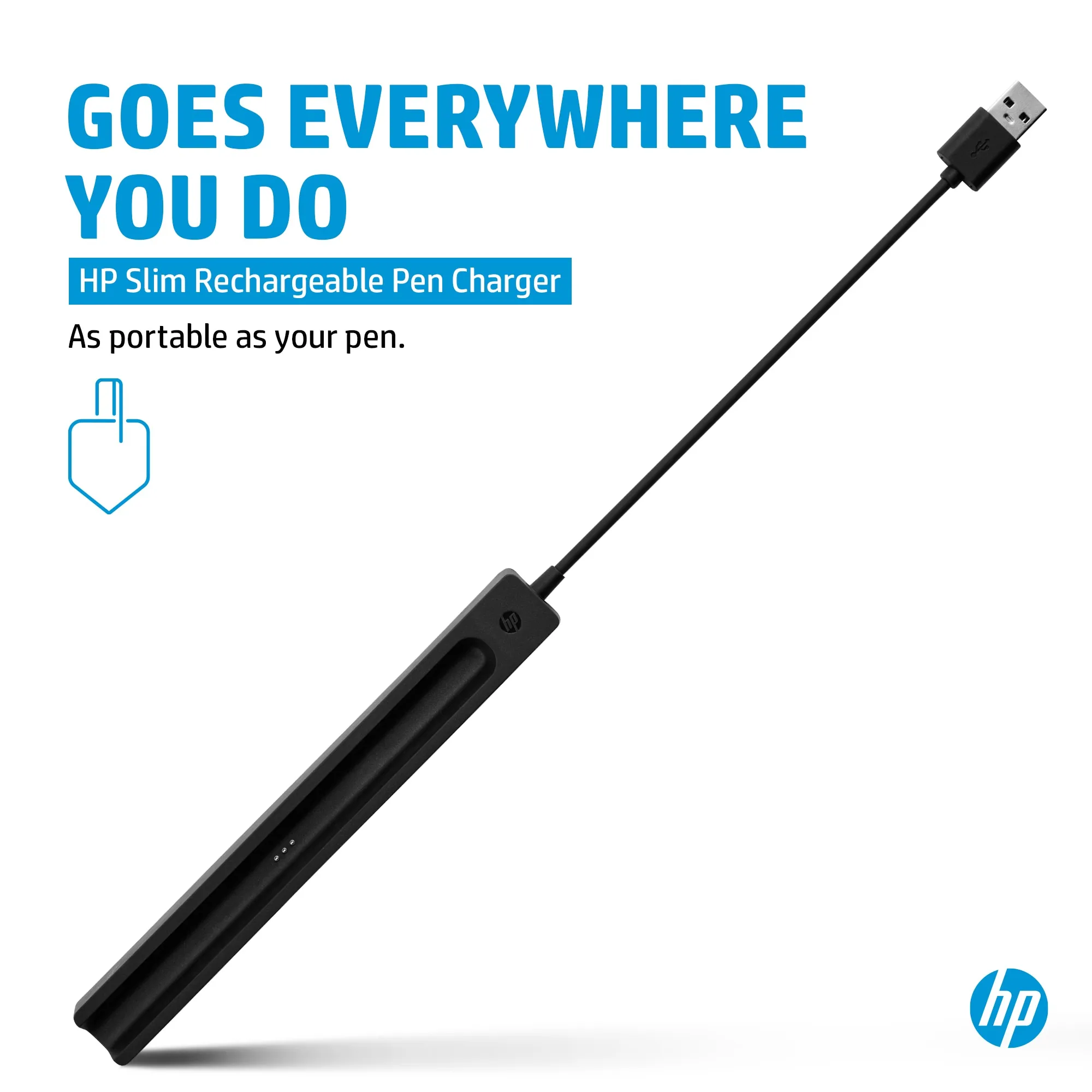 HP RCHRGLE Slim Pen Charger